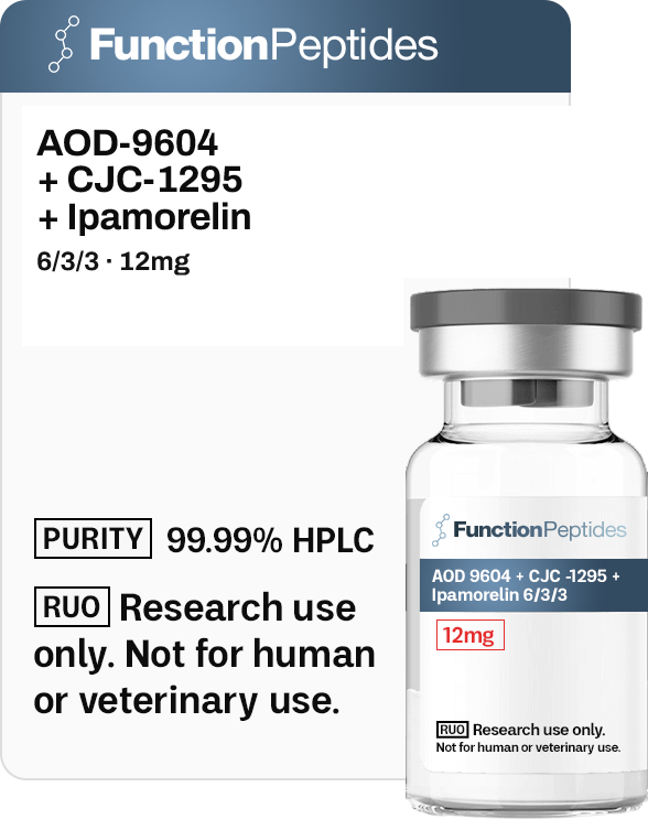 AOD 9604 + CJC-1295 + Ipamorelin 6/3/3 12mg