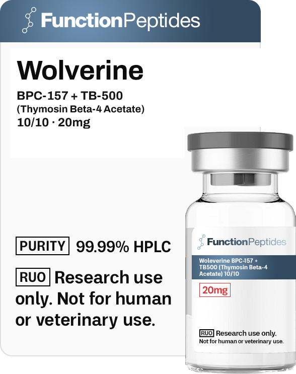 Wolverine BPC-157 + TB500 (Thymosin Beta-4 Acetate) 10/10 20mg